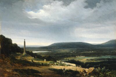 Peinture d'un paysage - Agrandir l'image 3 sur 3, fenêtre modale