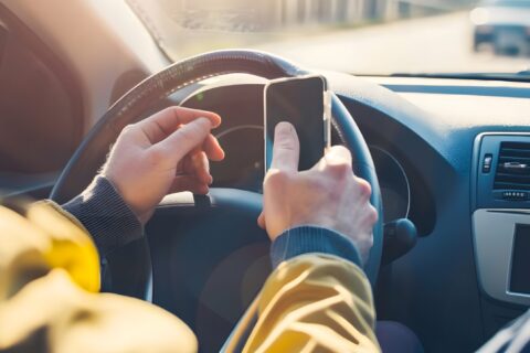 Téléphone au volant