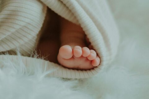 Pied d'un bébé