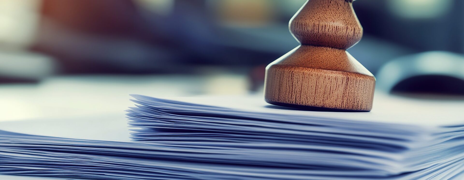 Tampon sur des documents