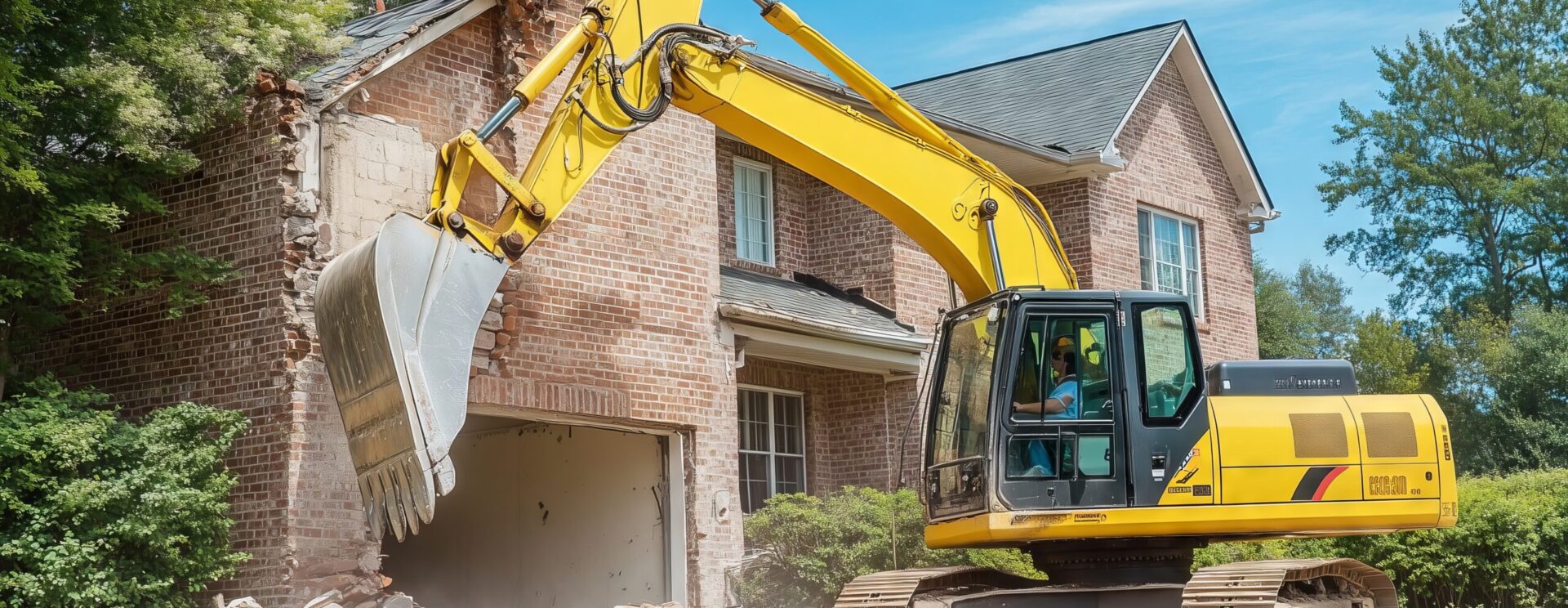 Démolition d'une maison
