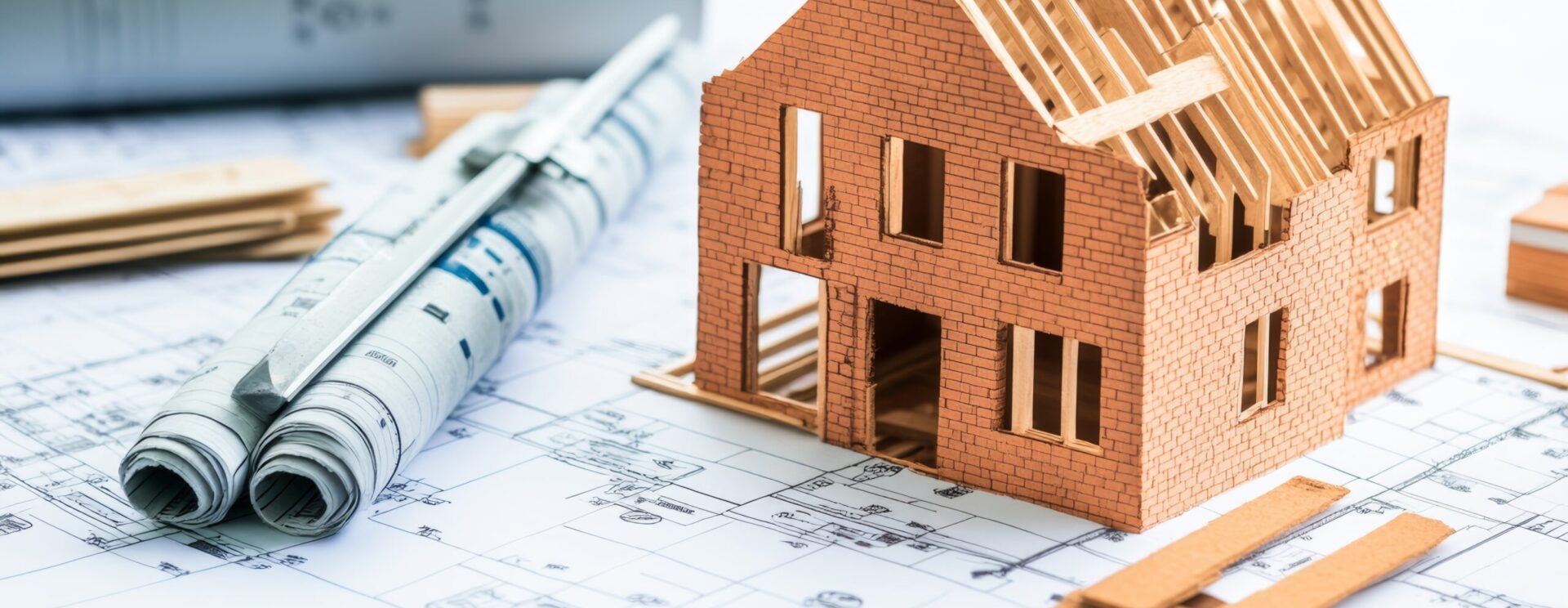 Maquette en bois maison