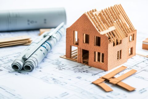Maquette en bois maison