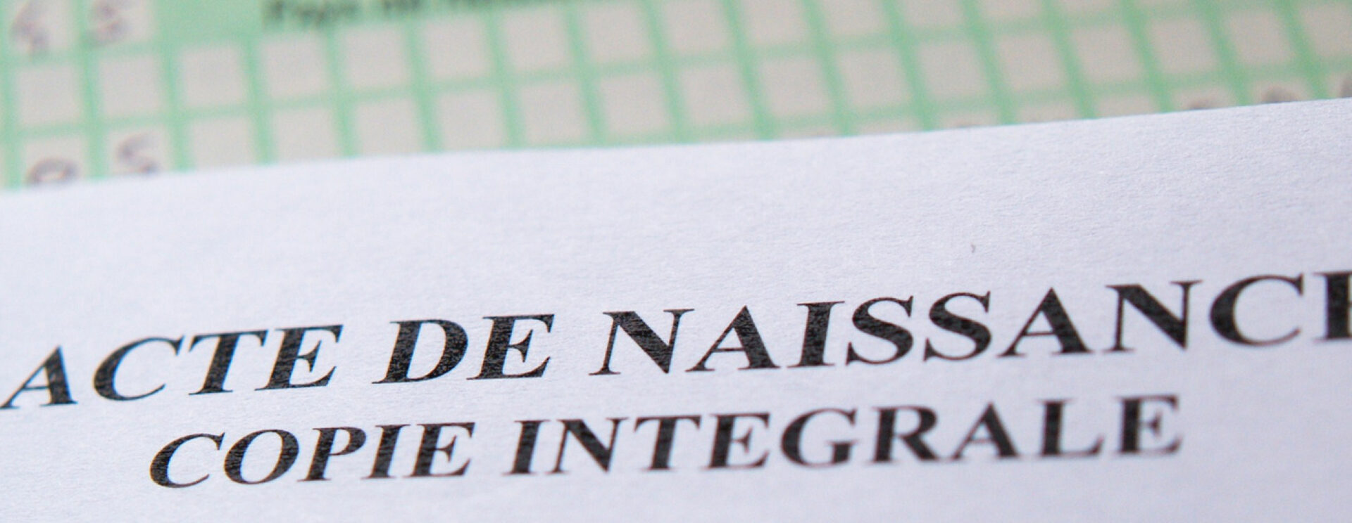 Titre de document "Acte de naissance"