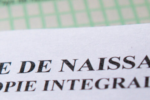 Titre de document "Acte de naissance"