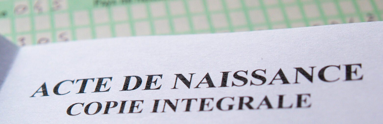 Acte De Naissance Demande De Copie Intégrale Ou Dextrait Demander 