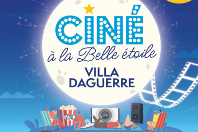 Affiche du ciné à la belle étoile - Agrandir l'image, fenêtre modale