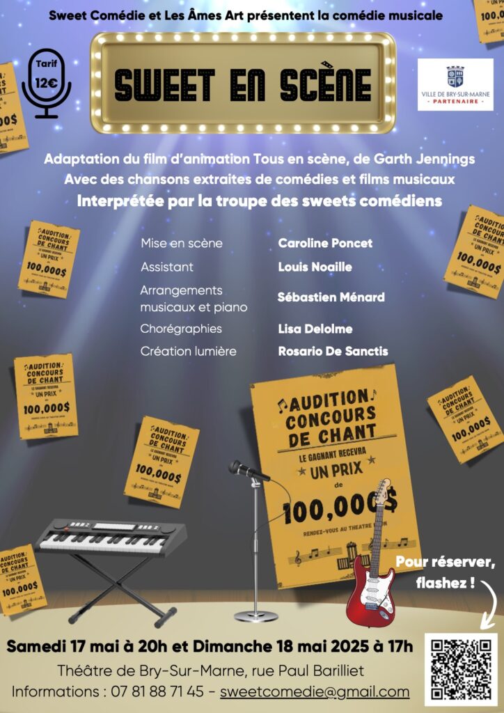 Affiche du spectacle "Sweet en Scène !" - Agrandir l'image, fenêtre modale