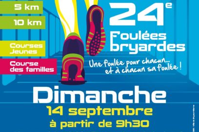 Affiche des Foulées Bryardes 2025 - Agrandir l'image, fenêtre modale