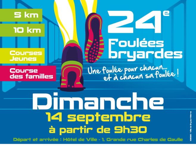 Affiche des Foulées Bryardes 2025