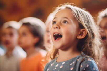 Un groupe d'enfants - Agrandir l'image, fenêtre modale