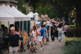 Les stands d'activités durant "Marne en Vogue"