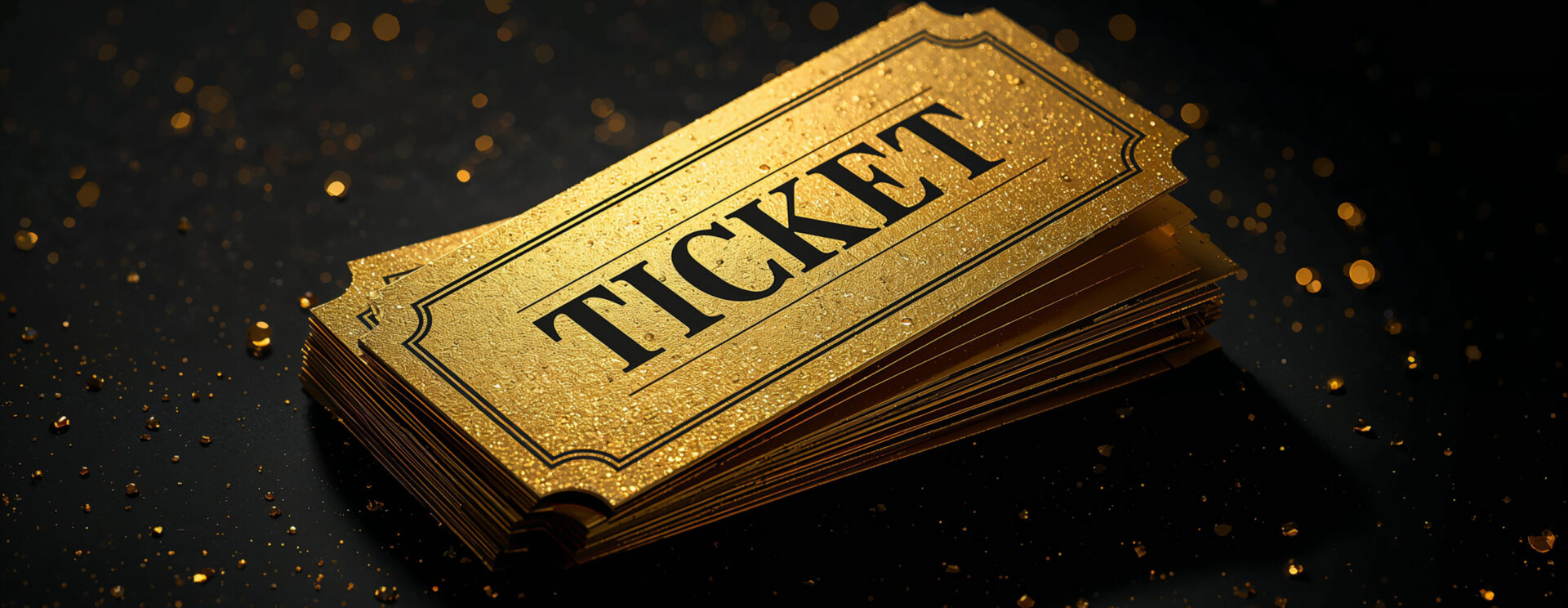 Une pille de tickets pour le théâtre