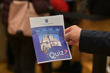 Quiz distribué aux nouveaux Bryards à l'Hôtel de Ville