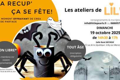 Affiche des ateliers de Lil pour Halloween - Agrandir l'image, fenêtre modale