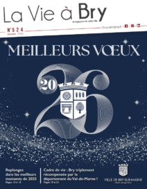 Première de couverture du magazine La Vie à Bry de janvier - Agrandir l'image, fenêtre modale